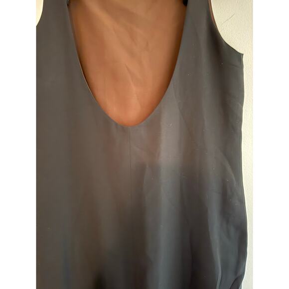 NWOT Sylvia Heisel Black Silk Dress Size 12 - Picture 3 of 4